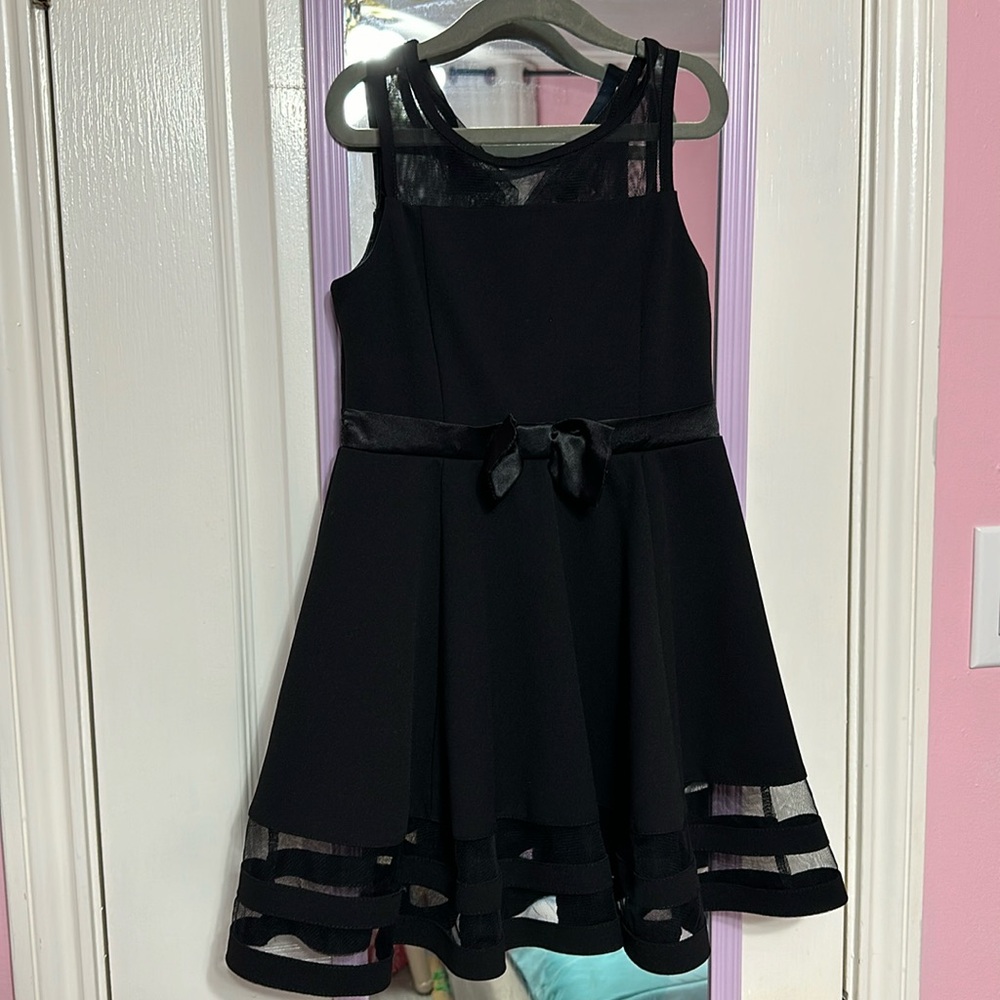Black Calvin Klein Girls Dress